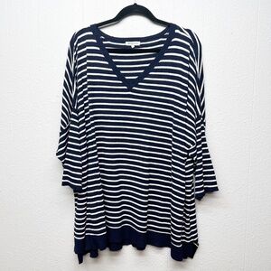 Margeaux & Ellie 3/4 Sleeve Sweater Womens 3X Long Length Workwear Casual